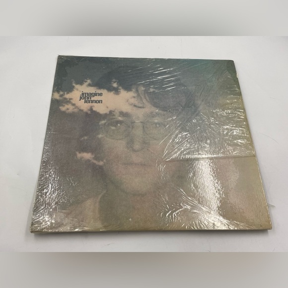 JOHN LENNON - IMAGINE - APPLE RECORDS LP W. POSTER - Picture 3 of 8